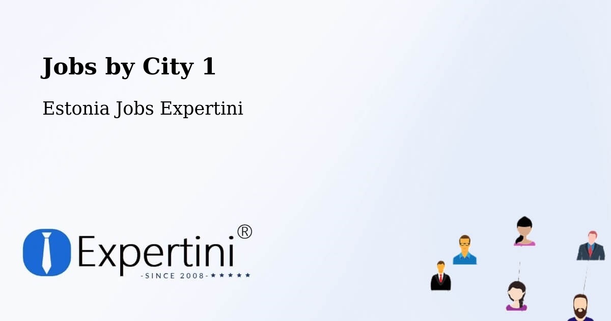 City Jobs in Estonia - Expertini