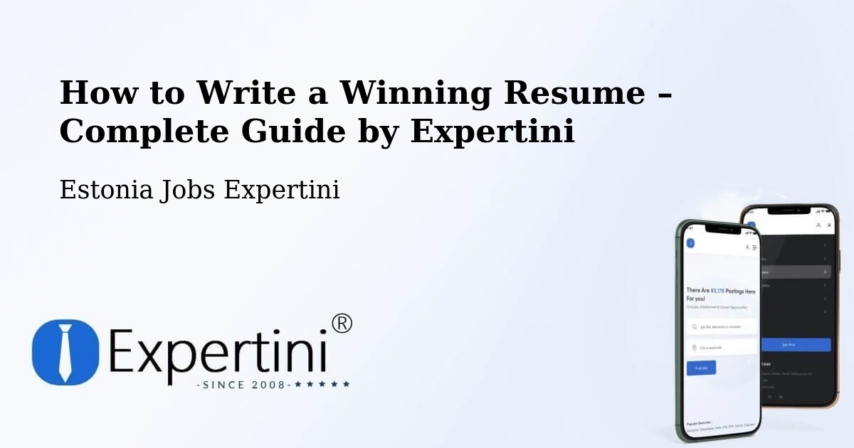 Resume Writing Guide for Job Seekers – Rapla - Rapla, Estonia Jobs Expertini